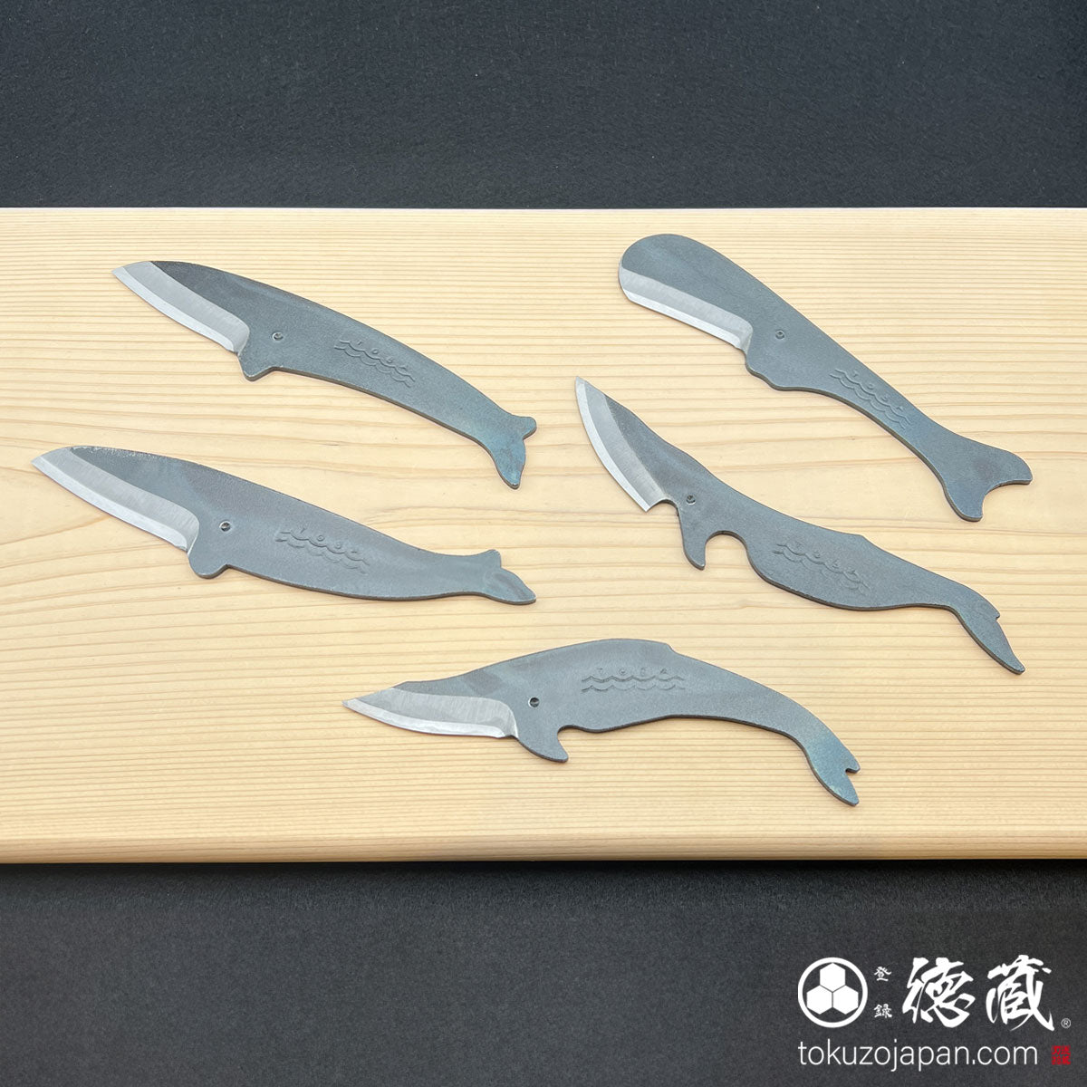 Kujira Knife (whale-shaped Knife) – Tokuzo Knives