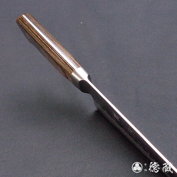 Stainless Silver Steel No. 3 Pearskin Finish Gyuto Knife (Chef's Knife) Dark Brown Handle Muzzle：Tomoguchi