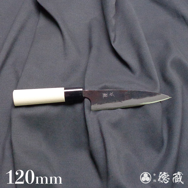 Carbon Blue Steel No. 2 Black Finish Koyanagi Knife Magnolia Handle