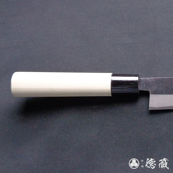 Carbon Blue Steel No. 2 Black Finish Sujibiki Knife (Slicer) Magnolia Handle