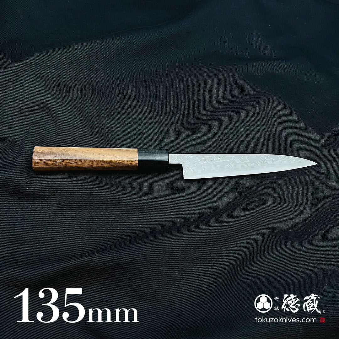 Carbon Blue Steel No. 2 Koyanagi Knife Walnut Octagonal Handle