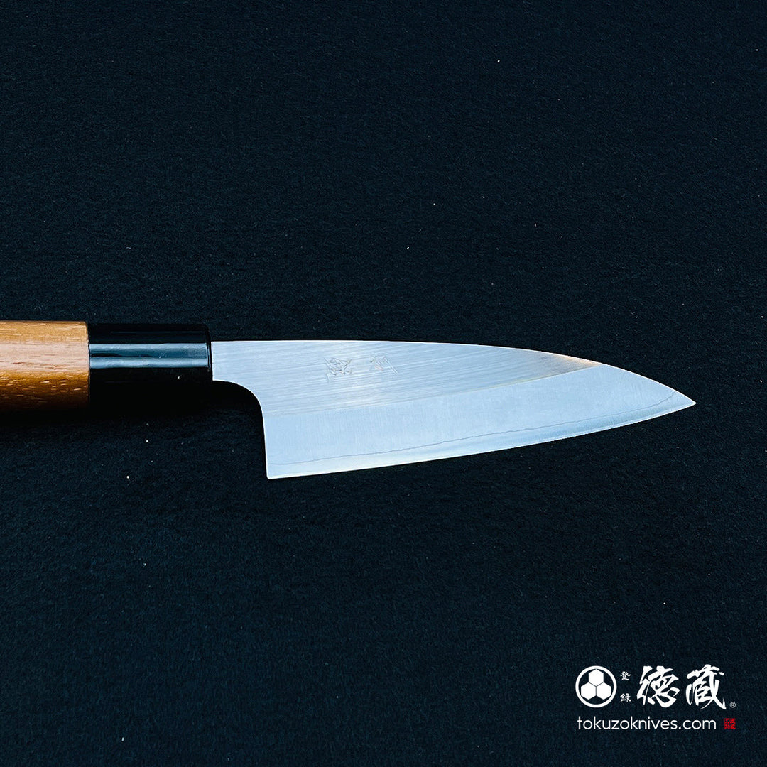 Stainless AUS8 Mini Santoku Knife Walnut Handle