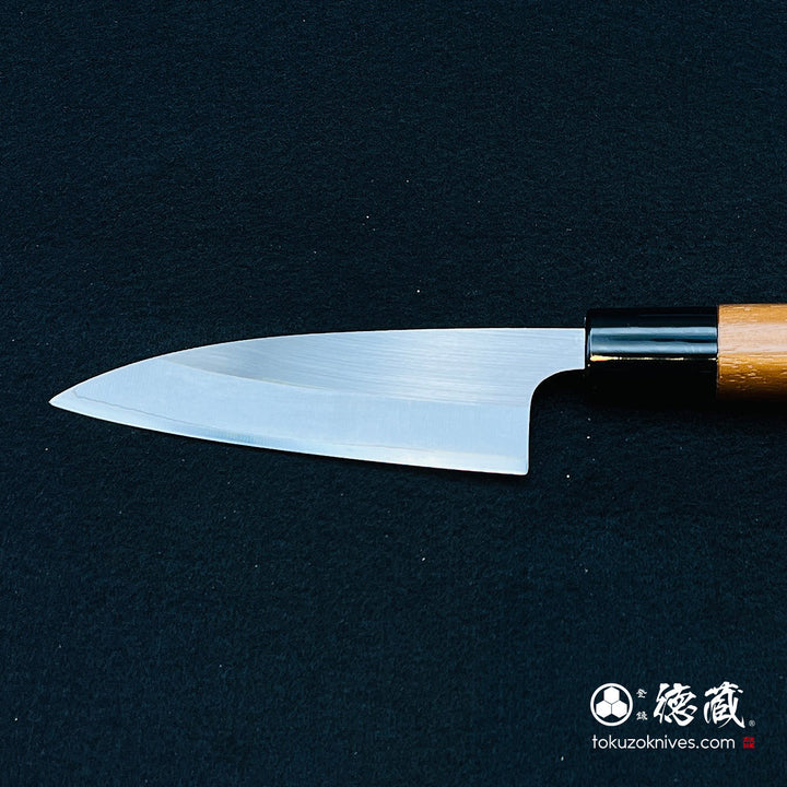 Stainless AUS8 Mini Santoku Knife Walnut Handle