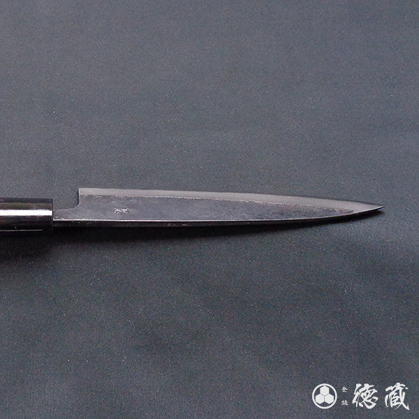 Carbon Blue Steel No. 2 Black Finish Sabaki Knife Magnolia Handle