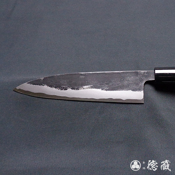 Carbon Blue Steel No. 1 Black Finish Sabaki Knife Walnut Handle