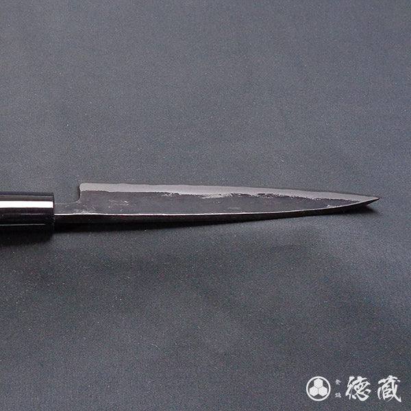 Carbon Blue Steel No. 1 Black Finish Sabaki Knife Walnut Handle