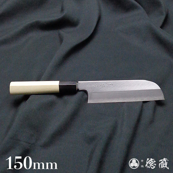 Tadokoro Hamono by Makoto Carbon White Steel No. 2 Kama-Style Usuba Knife