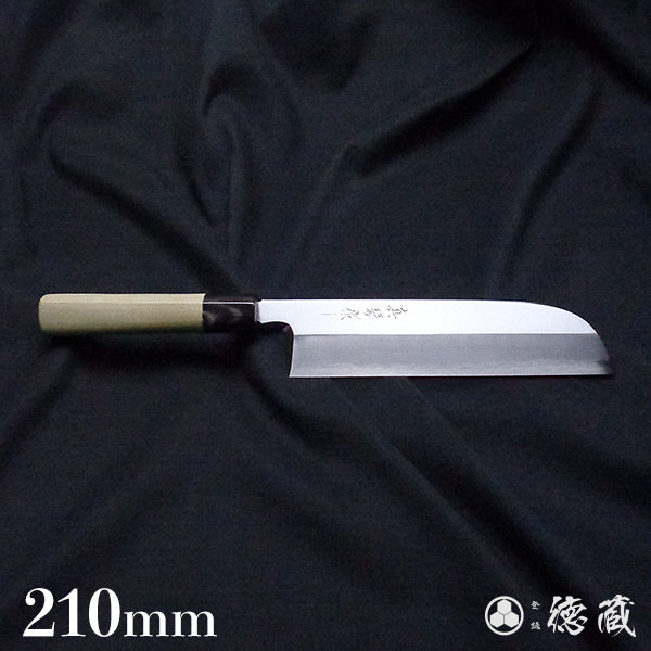 Tadokoro Hamono by Makoto Carbon White Steel No. 2 Kama-Style Usuba Knife