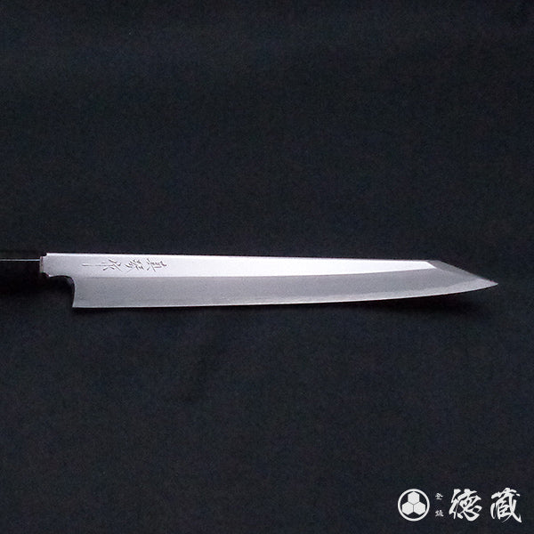 Tadokoro Hamono by Makoto Carbon White Steel No. 2 Kandokoro Yanagiba Knife