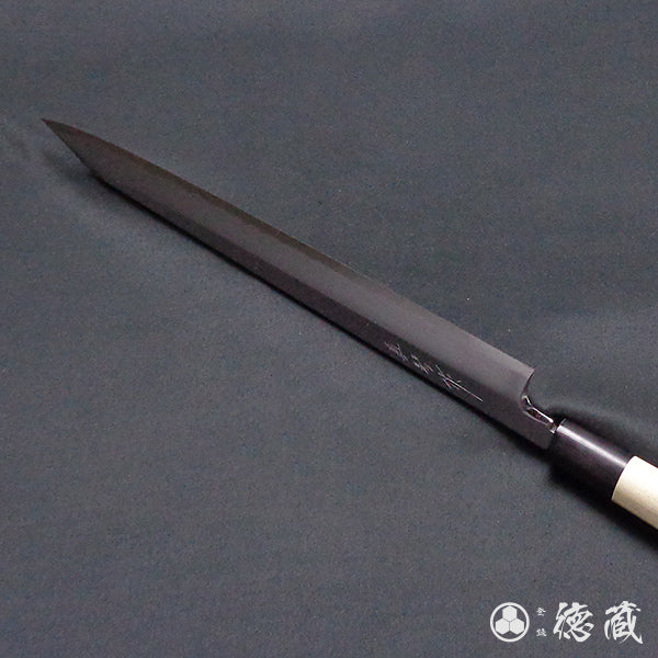 Tadokoro Hamono by Makoto Carbon White Steel No. 2 Kandokoro Yanagiba Knife