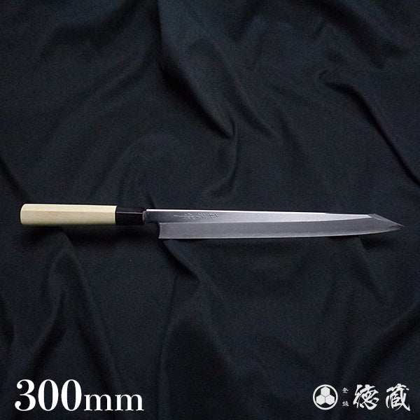 Tadokoro Hamono by Makoto Carbon White Steel No. 2 Kandokoro Yanagiba Knife