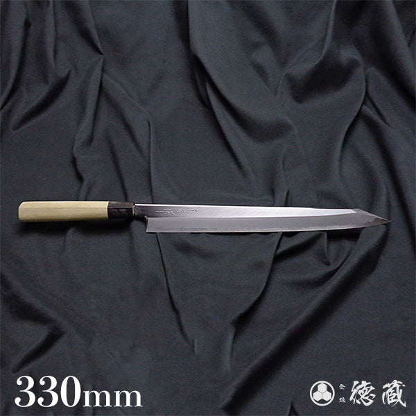 Tadokoro Hamono by Makoto Carbon White Steel No. 2 Kandokoro Yanagiba Knife