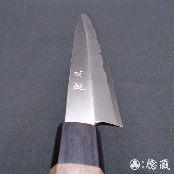 Carbon Blue Steel No. 2 Polished Finish Yanagiba Knife Walnut Octagonal Handle