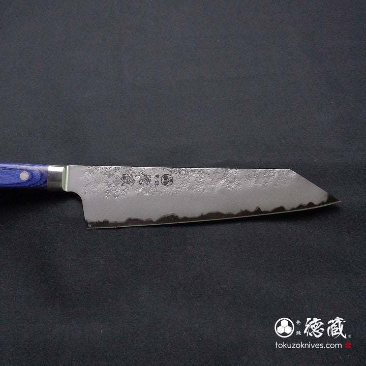 Carbon Blue Steel No. 2 Kiritsuke Knife Blue Handle