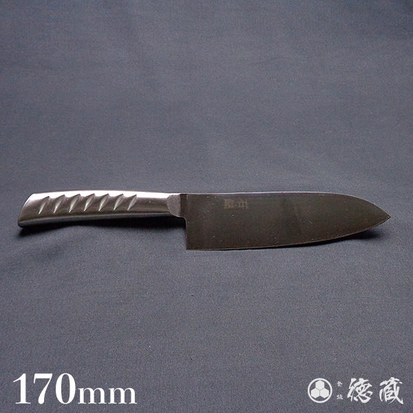 Stainless 420J2 Full Metal Santoku Knife