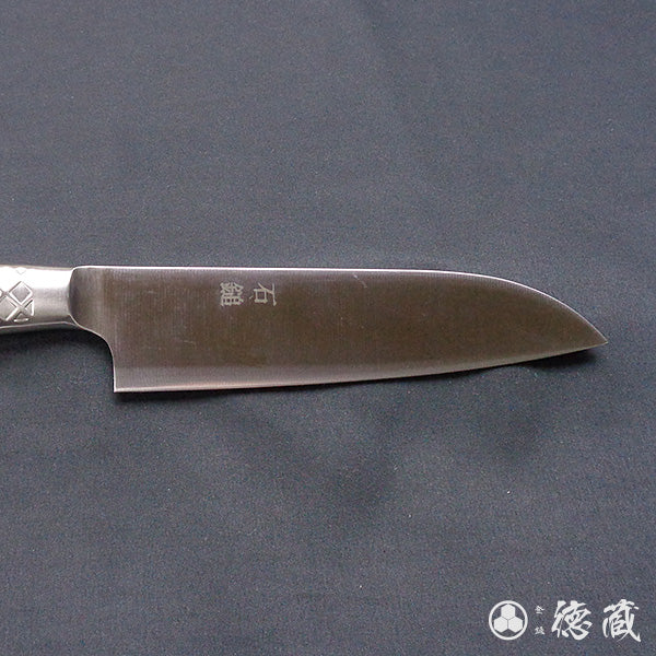 Stainless 1K6 Full Metal Santoku Knife