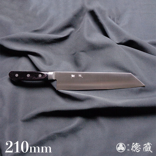 Powder Stainless SRS Kiritsuke Knife Black Handle