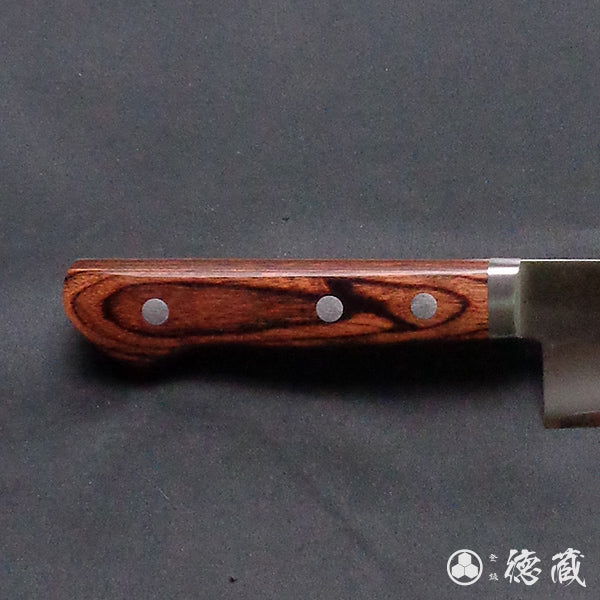 Stainless VG1 Santoku Knife Mahogany Handle