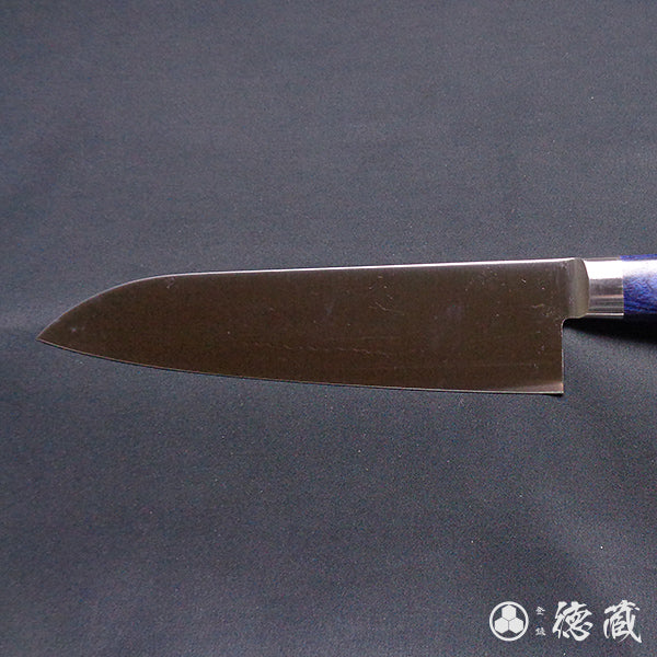 Stainless AUS8 Santoku Knife Blue Handle