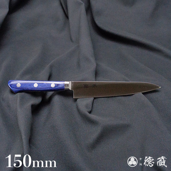 Stainless AUS8 Petty / Paring Knife Blue Handle