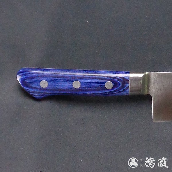 Stainless AUS8 Polished Finish Gyuto Knife (Chef's Knife) Blue Handle