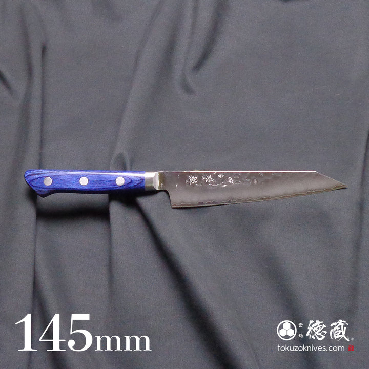 Stainless AUS10 Petty /Paring Kiritsuke Knife Blue Handle