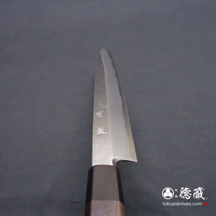 Carbon Blue Steel No. 2 Yanagiba Knife Rosewood Octagonal Handle