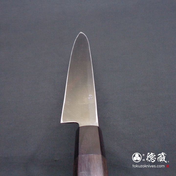 Carbon Blue Steel No. 2 Yanagiba Knife Rosewood Octagonal Handle