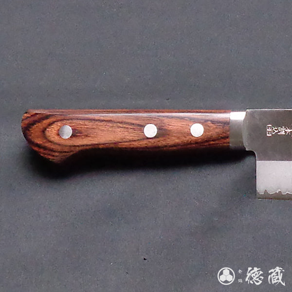 Stainless VG10 Polished Finish Nakiri Knife Mahogany Handle