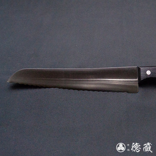 Stainless AUS8 Frozen Food Knife Black Handle