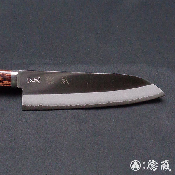 Stainless VG10 Polished Finish Santoku Knife Mahogany Handle