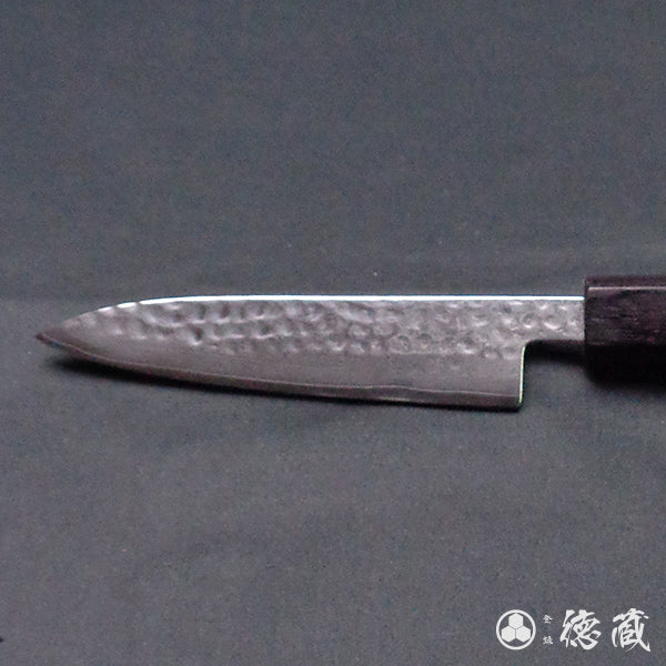 Stainless VG10 Damascus Steel Hammered Finish Petty / Paring Knife Rosewood Octagonal Handle