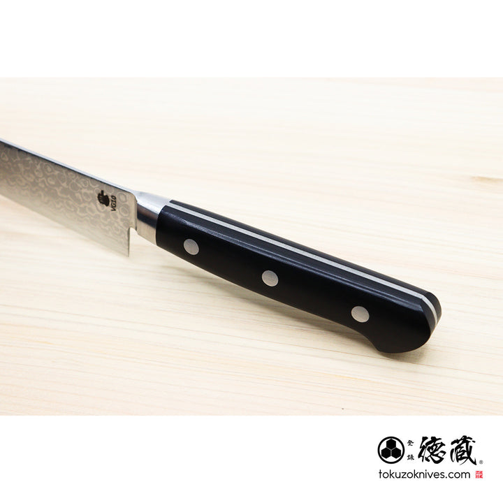 Stainless VG10 Damascus Steel Petty / Paring Knife Black Handle