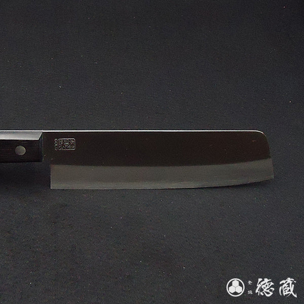 Stainless VG1 Nakiri Knife Black Handle