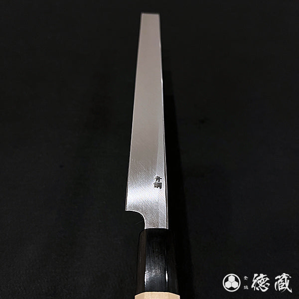 Carbon Blue Steel No. 2 Polished Finish Takohiki-Knife (Knife for cutting octopus) Magnolia Octagonal Handle