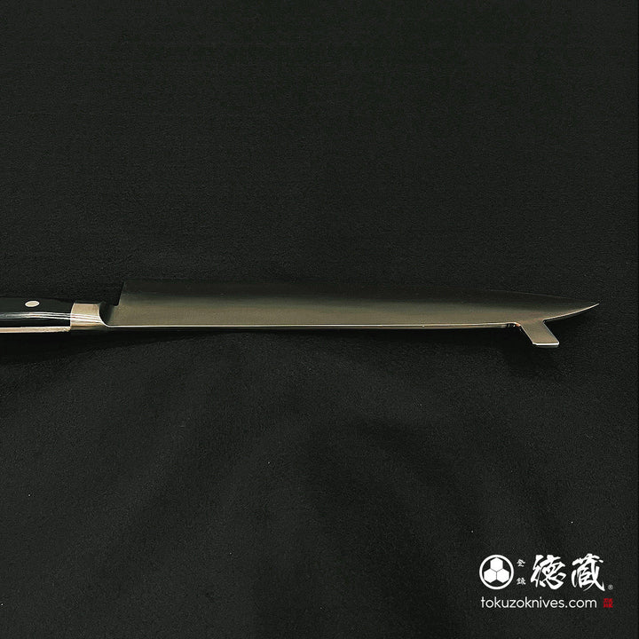 Carbon SK Steel Frozen Food Gyuto Knife (Chef's Knife) Black Handle