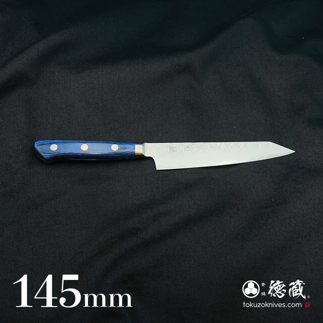 Carbon Blue Steel No. 2 Petty / Paring Knife Blue Handle