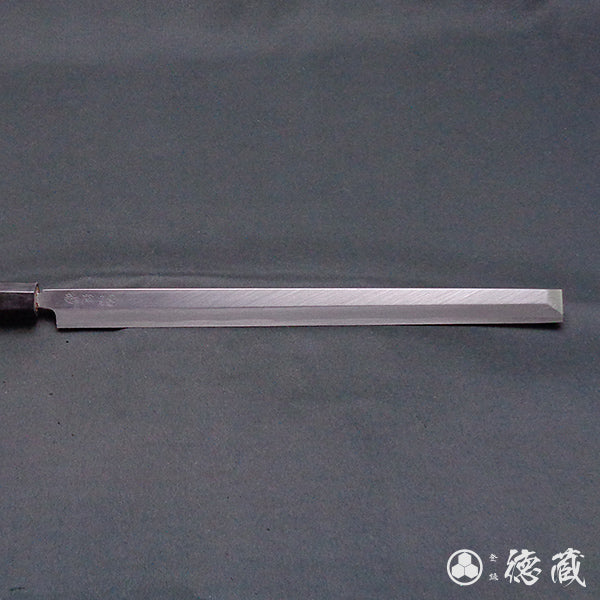 碳素高级白钢章鱼刀（切章鱼刀）日本紫杉八角柄– Tokuzo Knives