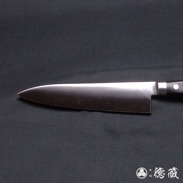 Stainless AUS8 Western Style Deba Knife Black Handle