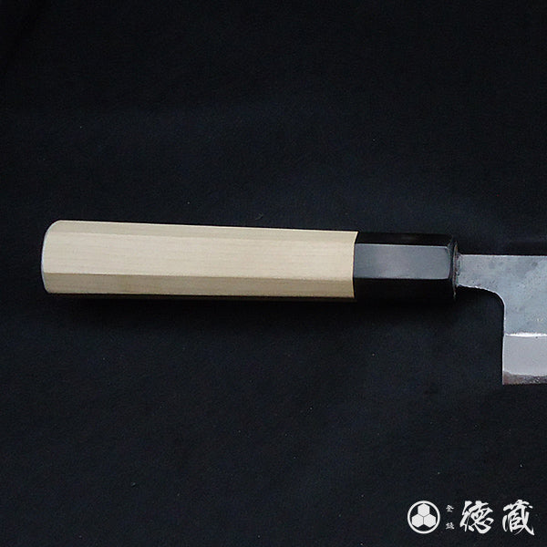 Carbon Blue Steel No. 2 Kiritsuke Knife Magnolia Octagonal Handle