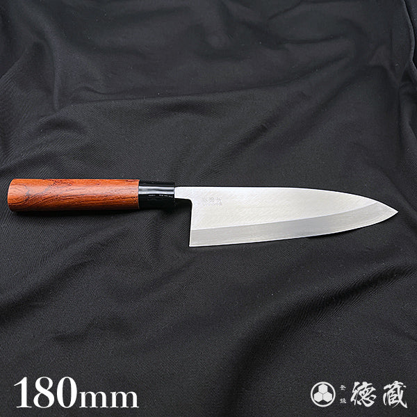 不锈钢 AUS8 Deba 刀（鱼刀）Bubinga 刀柄